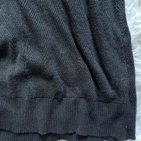 Autumn Daze Black Cowl Neck Long Sleeve Sweater Dress size M - Picture 6 of 10